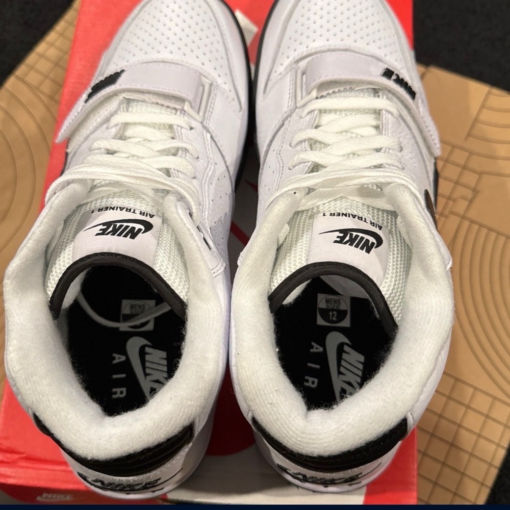 Nike Air White and Black Trainers